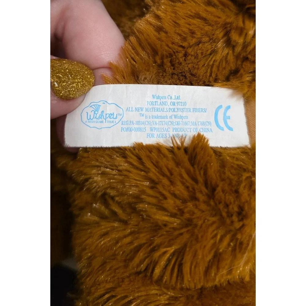 Wishpets Myra Moose Puppet Plush Stuffed Animal Brown Preowned Soft‎ Toy
